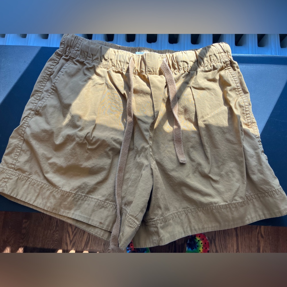 Vince cotton drawstring shorts